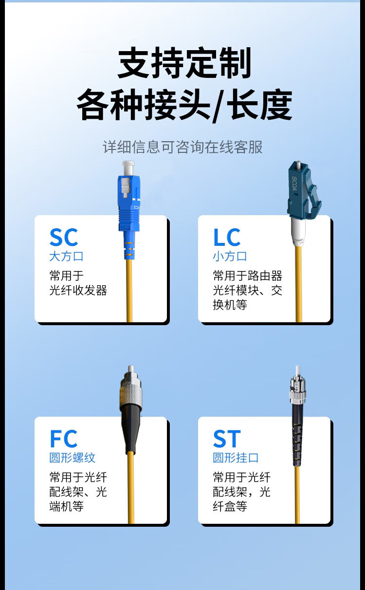 光纤跳线FC-FC 单模单芯 圆头转圆头 (https://www.scoa-cn.com/) 光纤跳线 第8张