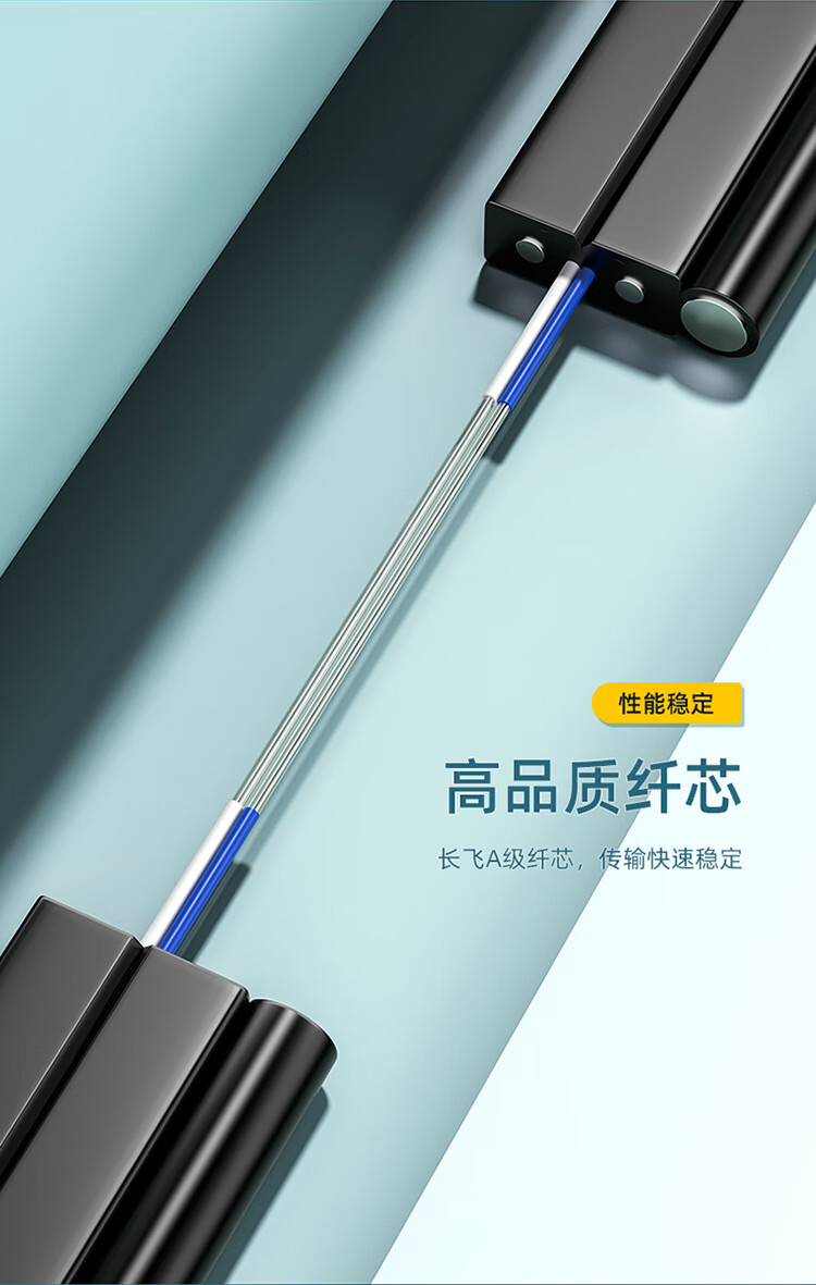 GJXH 6室内蝶形皮线光缆白色 (https://www.scoa-cn.com/) 室内多途布线光缆 第6张