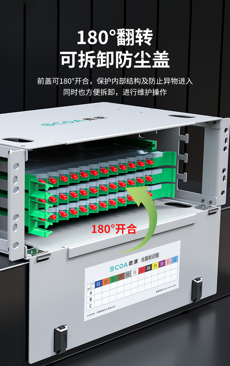 ODF光纤配线架 单模ST挂口 (https://www.scoa-cn.com/) 光纤配线箱 第8张