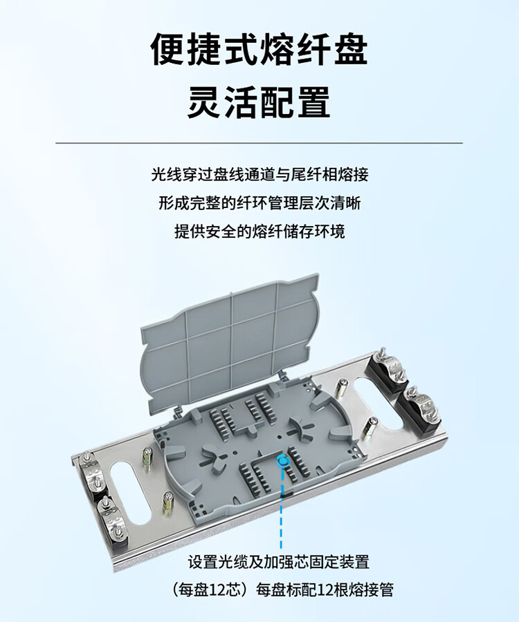 2进2出48芯光缆接头盒 室外架空/通信人井/地埋防水熔接包 (https://www.scoa-cn.com/) 光缆接续盒 第2张