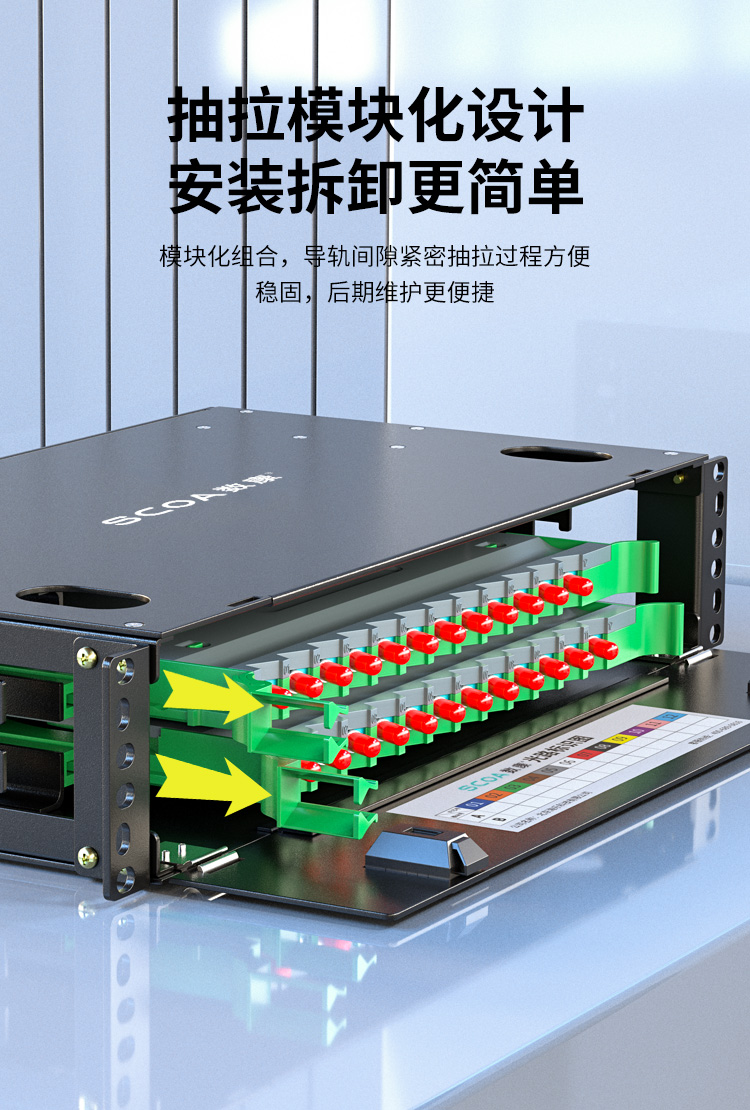 ODF光纤配线架 单模ST挂口 (https://www.scoa-cn.com/) 光纤配线箱 第5张