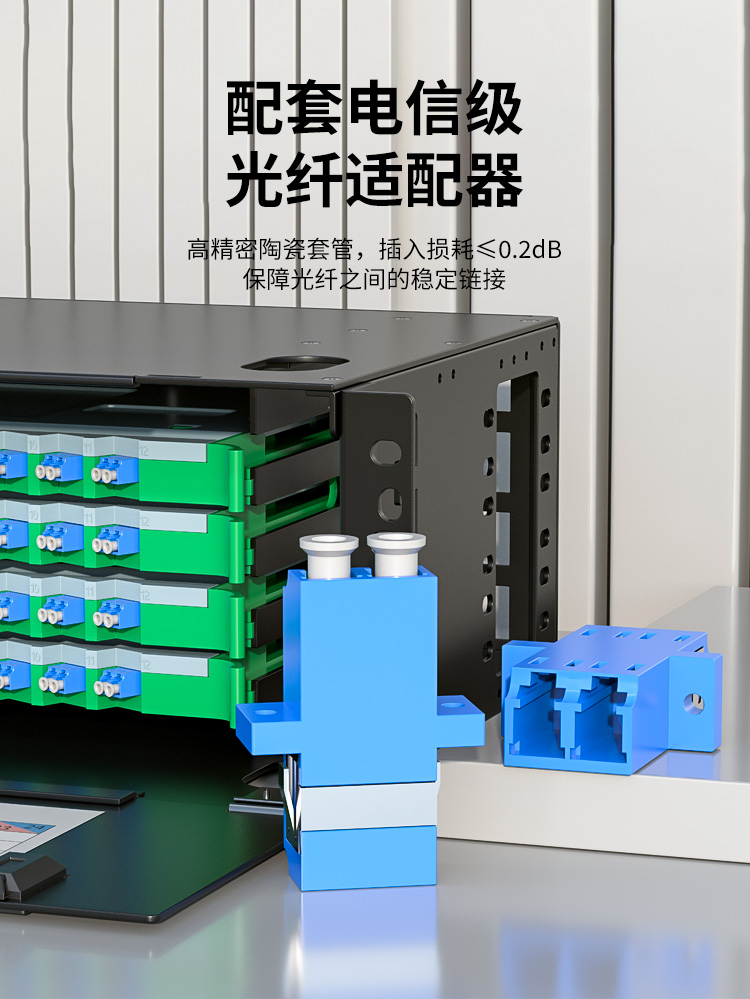 ODF光纤配线架 单模LC小方头 (https://www.scoa-cn.com/) 光纤配线箱 第2张