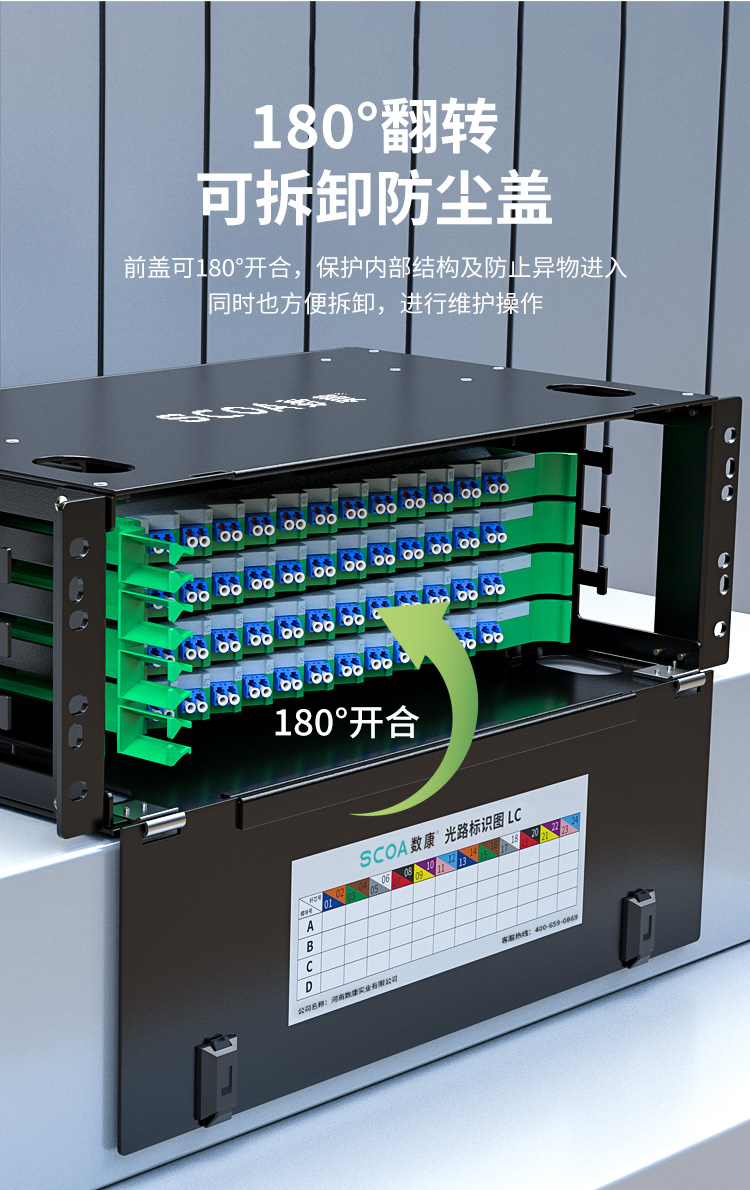 ODF光纤配线架 单模LC小方头 (https://www.scoa-cn.com/) 光纤配线箱 第8张