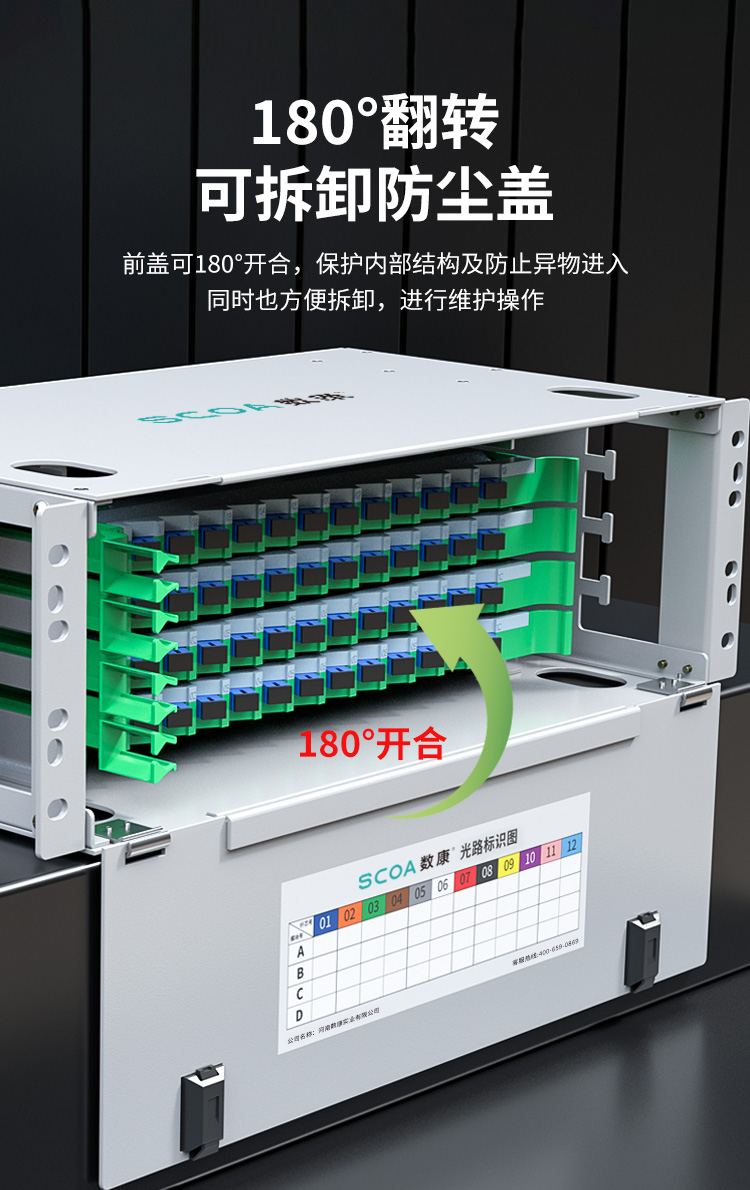 ODF光纤配线架 单模SC大方头 (https://www.scoa-cn.com/) 光纤配线箱 第8张
